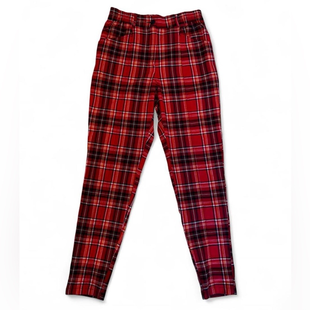 Urban Outfitters Red and Yellow Plaid Pants